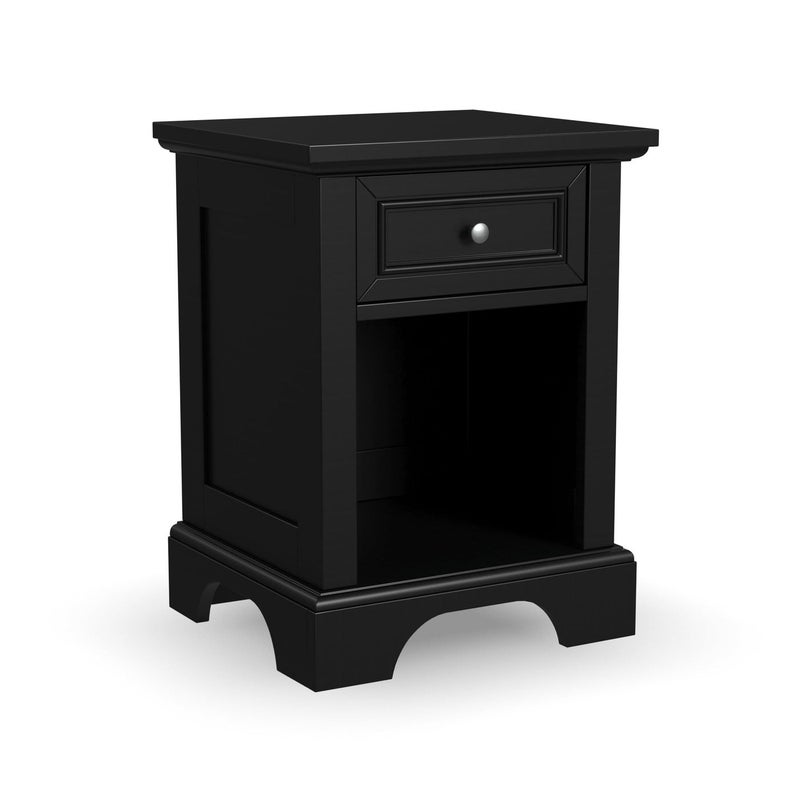 Homestyles Bedford Black Nightstand