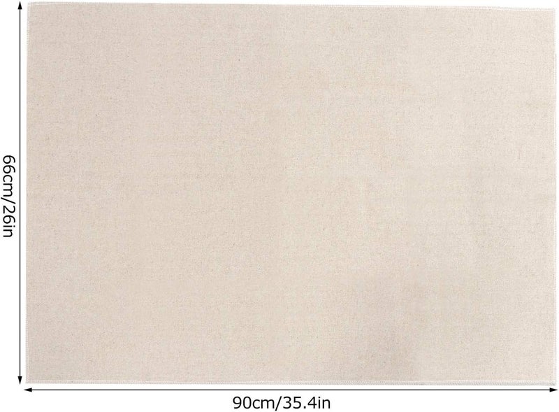 Dough Pan Cloth Mat, Bread Baking Cloth, Cotton and Linen Fermented Mat for Bread Baking Accessories, Thick and Soft Texture with Tight Edge Stitching, Washable and Durable for Har (Cotton and linen - Image 5