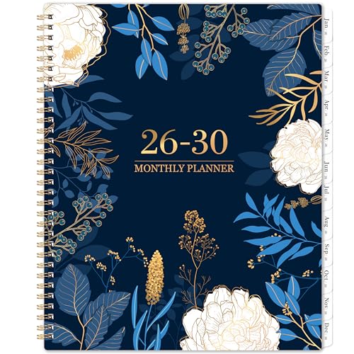 Indeme 2026-2030 Monthly Planner - 5 Year Planner/Calendar 2026-2030, 11" x 9", 2026 Calendar Planner, Jan 2026 - Dec 2030, Tabs, Back Pocket, Holidays, Twin-Wire Binding, Note Pages - Image 1