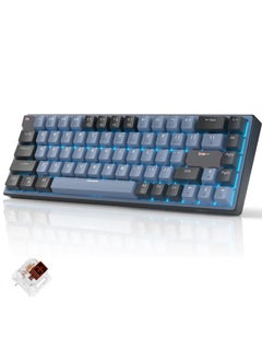 MageGee SKY68 Mechanical Gaming Keyboard, Outemu Brown Switch, Blue LED Backlit  - Image 1