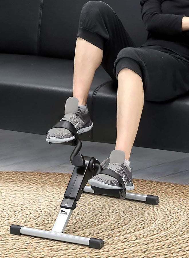 JCB CHIC Arm And Leg Training Indoor Gym Trainer  Mini Bikes Folding Pedal Exerciser with Adjustable Resistance Stationary Step Fitness Machines for Indoor Physical Therapy  - Image 1