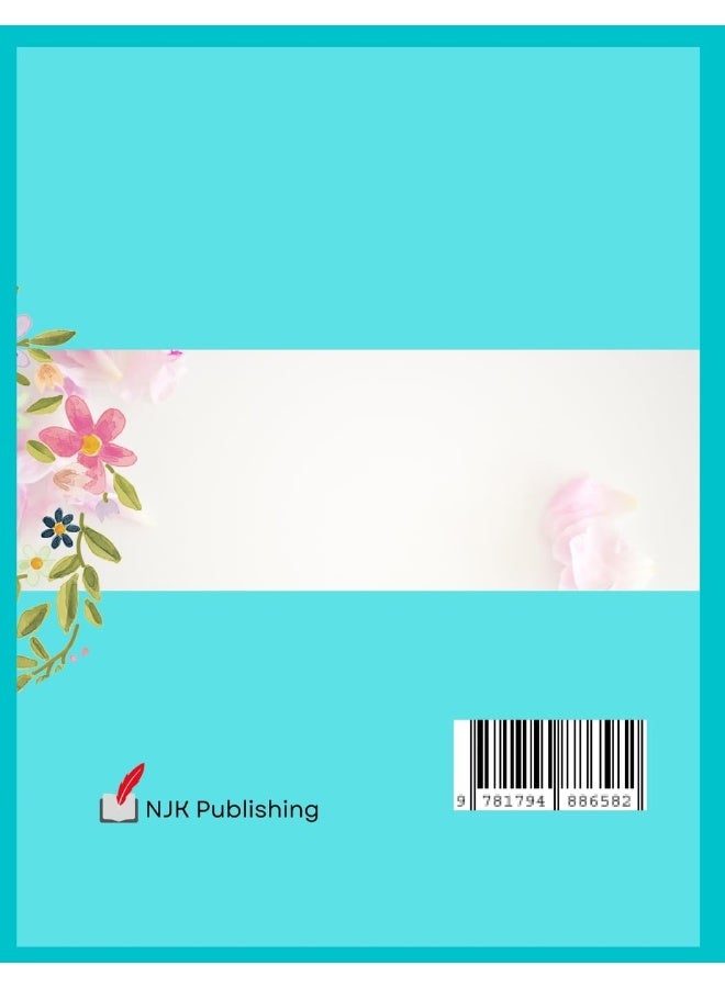 Women, Teens & Girls Yoga's Planner - Weekly Journals & Notebook For Yoga's Lovers - Blue Floral Version: 12 Yoga Poses For Women Daily Activity - Image 2