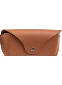 PLM Roan Leather Glasses Case, Caramel  - Image 1