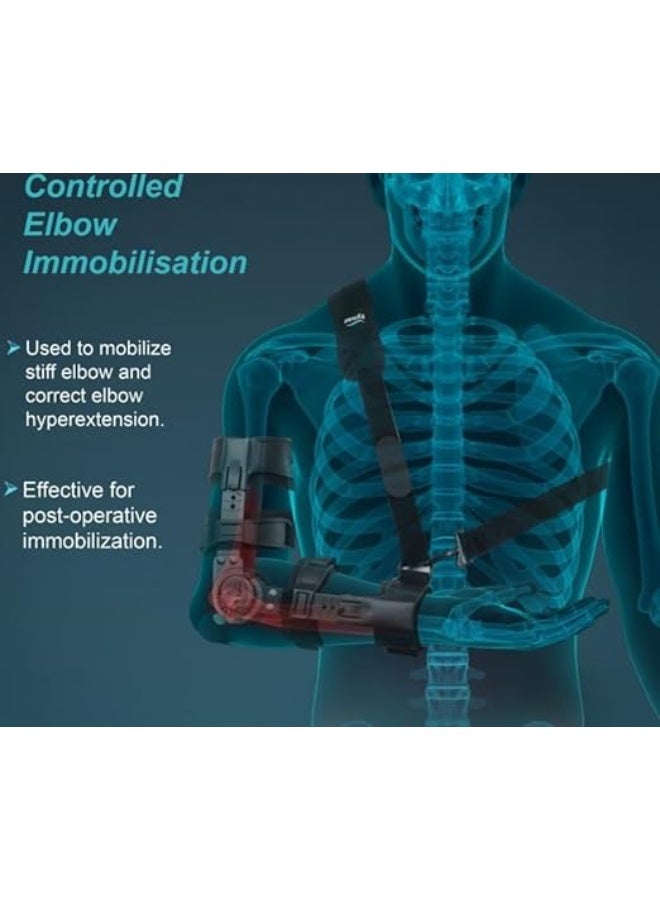 تاينور جبيرة مفصل الكوع اليسار بعداد – دعم وتثبيت عملي – تحكم قابل للتعديل لحركة المفصل - Image 4