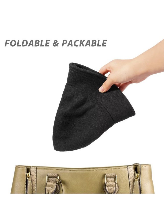 GADIEMKENSD - Winter Bucket Hat Premium Wool Packable Plain Colors Warm Soft Felt Wool Bucket Hats For Women Men Unisex Casual Outdoor Hiking Fisherman Cap Black M - Image 1