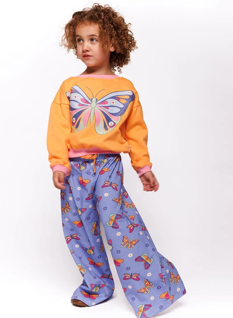Småfolk Sweatshirt with butterfly