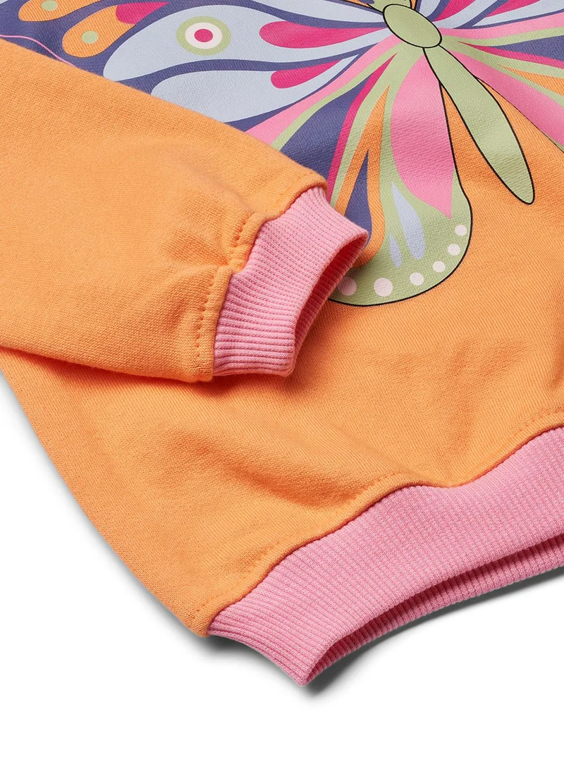 Småfolk Sweatshirt with butterfly