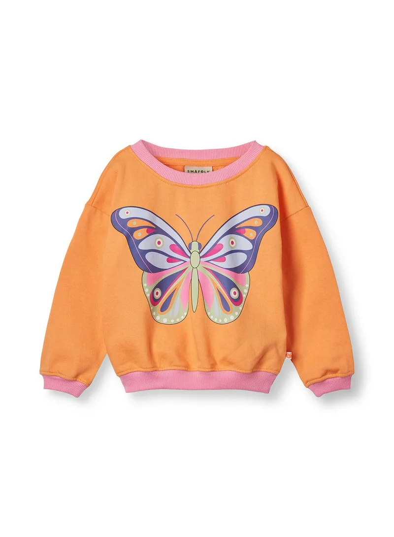 Småfolk Sweatshirt with butterfly