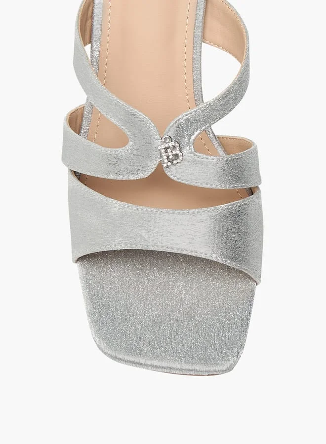 Flora Bella By Shoexpress Women Flared Slip-On Strap Sandals