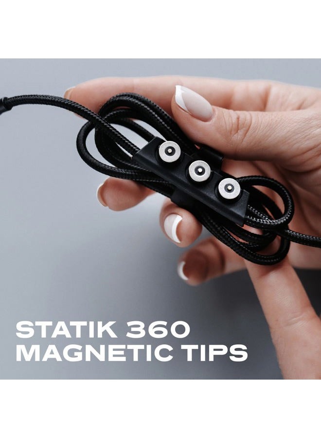 Statik 3 Pack USB-C Magnetic Connector for Charging Cable - Easily Locks - Compatible with All Type C Devices - Image 2