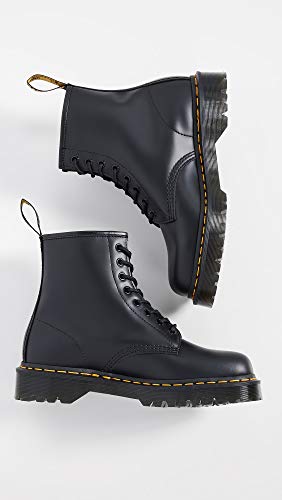 Dr Martens Dr. Martens Unisex's 1460 Bex Smooth Leather Platform Boot Combat, Black, 4.5 - Image 3