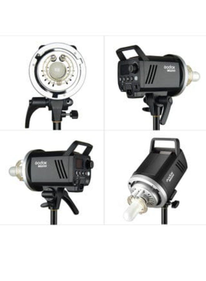 جودوكس ضوء فلاش ستروب احترافي مدمج 200 وات مدمج من Godox 2.4G نظام X لاسلكي GN65 5600K مع مصباح تشكيل 150 وات لصورة منتجات التجارة الإلكترونية والتصوير الفوتوغرافي لأسلوب الحياة -إضاءة للمنتجات-معدات تصوير فوتوغرافي-فلاش سريع الاستجابة - Image 2
