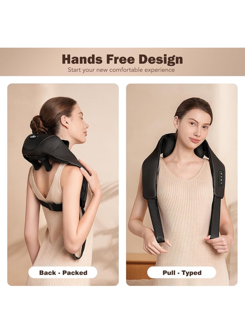 جهاز مساج للرقبة مع تسخين – مساج عميق 5D بدون أسلاك – راحة فعّالة لكل الجسم - Image 5