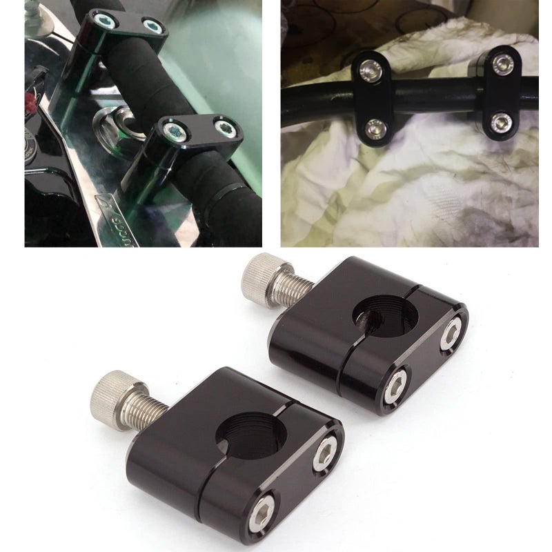 HYEPIVOT 7/8" 22mm Standard HandleBar Handle Fat Bar Riser Mount Clamp Adaptor Universal Motorcycle Pit Dirt Bike Racing ATV CNC - Image 5