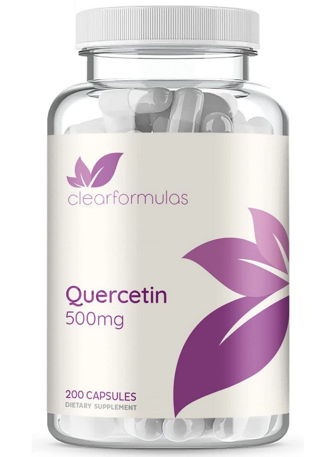 ClearFormulas Pure Quercetin 500Mg Supplement 200 Capsules Quercetin Dihydrate - Image 2