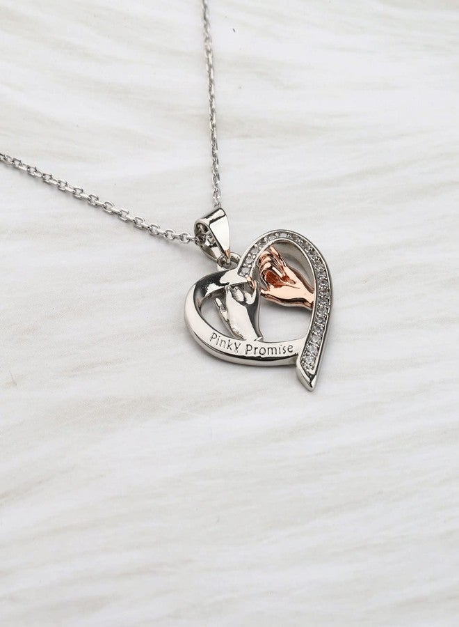 BNQL Couple Pinky Promise Necklace gifts for Couple Necklace Set Couple Gift for Him and Her Necklace Husband Wife Boyfriend Girlfriend Gift (pinky promise necklaces) - Image 5