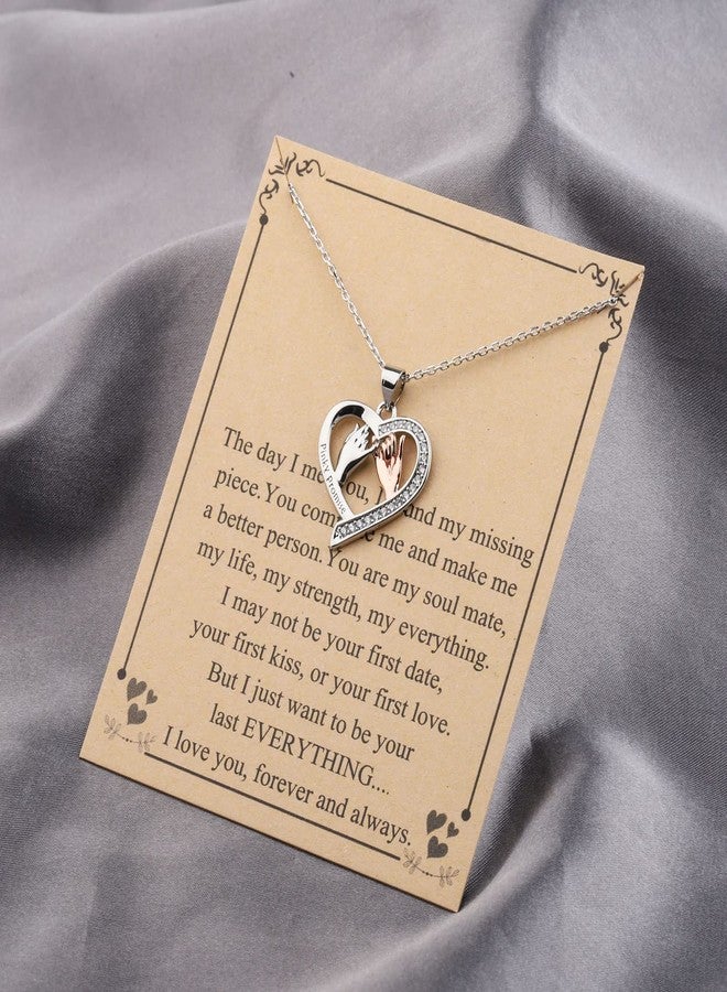 BNQL Couple Pinky Promise Necklace gifts for Couple Necklace Set Couple Gift for Him and Her Necklace Husband Wife Boyfriend Girlfriend Gift (pinky promise necklaces) - Image 4
