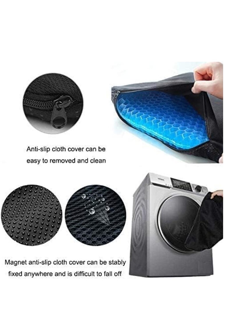 ماركة غير محددة وسادة مقعد هلامية من ComfortFlex - وسادة دعم ناعمة ومسامية لجليسة البيض لتوفير الراحة القصوى للمنزل والمكتب  - Image 3