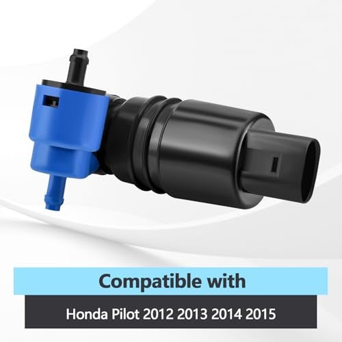 Quealzara Windshield Washer Pump Compatible with Honda Pilot 2012 2013 2014 2015 Replaces 76806-SZA-A12 76806SZAA12, Front Windshield Washer Fluid Pump - Image 3