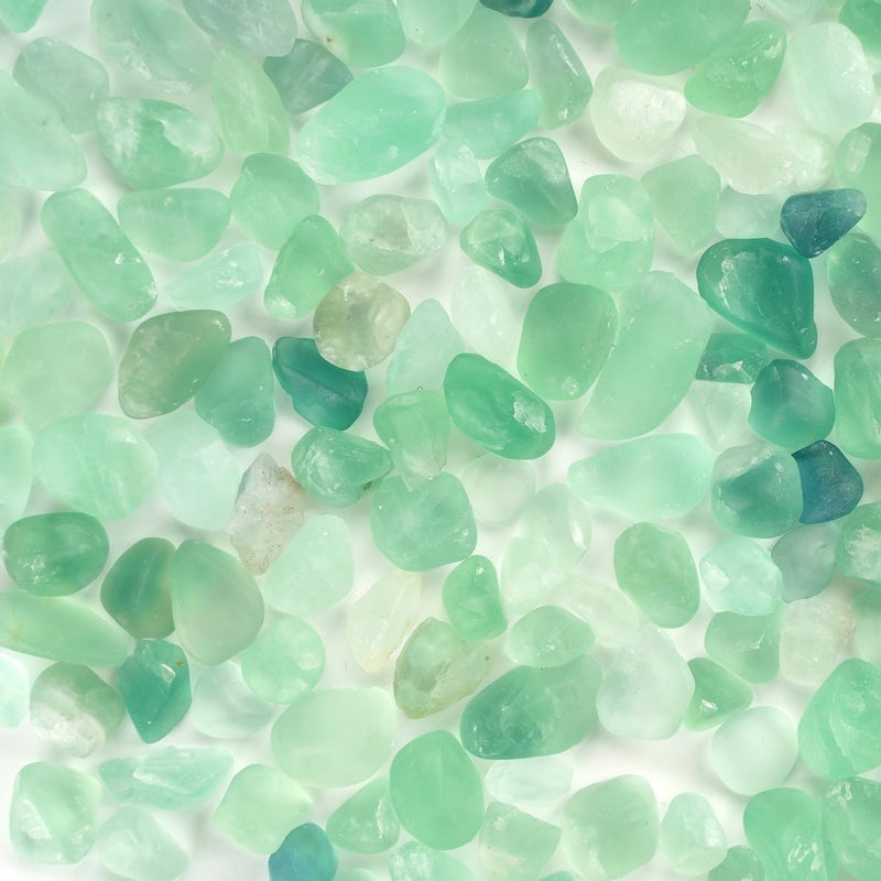 Wayber 1 Lb/460g Natural Green Quartz Crystal Stones Irregular Aquarium Pebbles Rock Sands for Turtle Tank/Succulent Plants/Vase Decoration (Fill 1 Cup) - Image 5