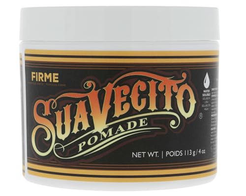 Suavecito Pomade Firme Strong Hold 4 oz 1 Pack  Pomade For Men  Medium Shine Water Based Wax Like Flake Free Hair Gel  Easy To Wash Out  All Day Hold For All Hair Styles