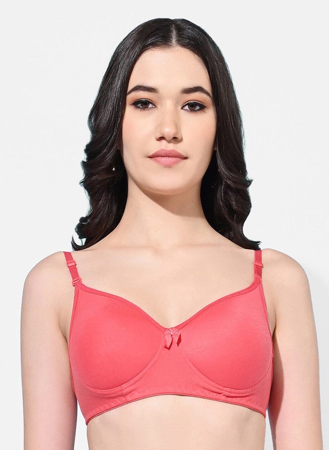 FIMS Pack Of 3 Full Coverage Lightly Padded Everyday Bras With All Day Comfort - Image 3