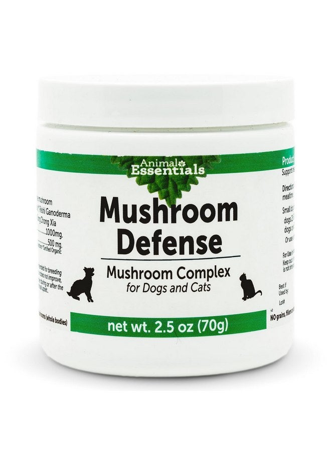 Animal Essentials MUSHROOM DEFENSE Supplement for Dogs & Cats - Critical Immune Defense, Reishi, Maitake, Cordyceps, Mushroom Powder Extract - 2.5 Oz (Pack of 1) - Image 1