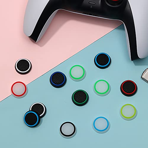 RGEEK 20Pieces Analog Stick Joystick Controller Performance Thumb Grips Compatible with PS5, PS4, Xbox One, Xbox Series X/S Controller Joystick Grips - Image 5