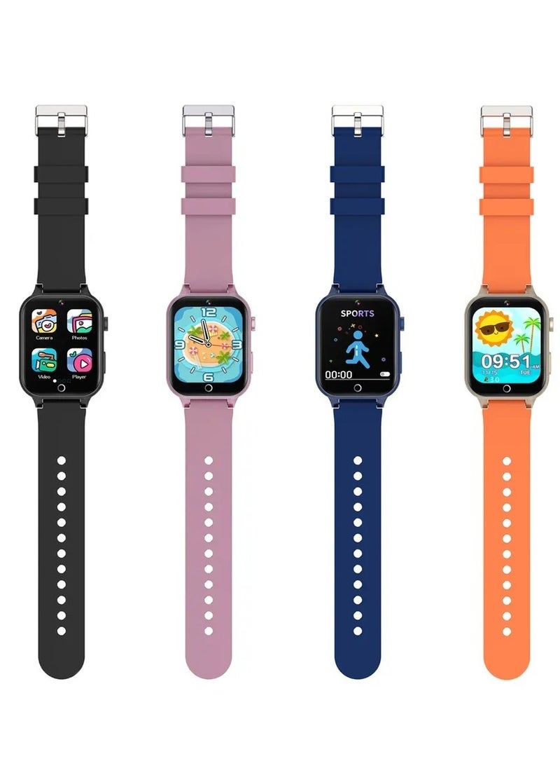 Watch for 4-12 Year-old Kids, Comes with Video, Camera, Music Player Functions and 26 Games (Orange)