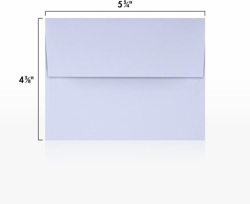LUXPaper A2 Invitation Envelopes | Peel & Press | 4 3/8" x 5 3/4" | Lilac Purple | 80lb. Text | 50 Qty - Image 3