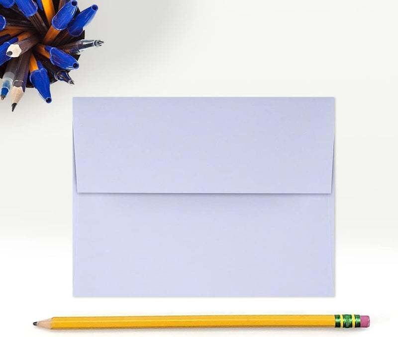 LUXPaper A2 Invitation Envelopes | Peel & Press | 4 3/8" x 5 3/4" | Lilac Purple | 80lb. Text | 50 Qty - Image 4