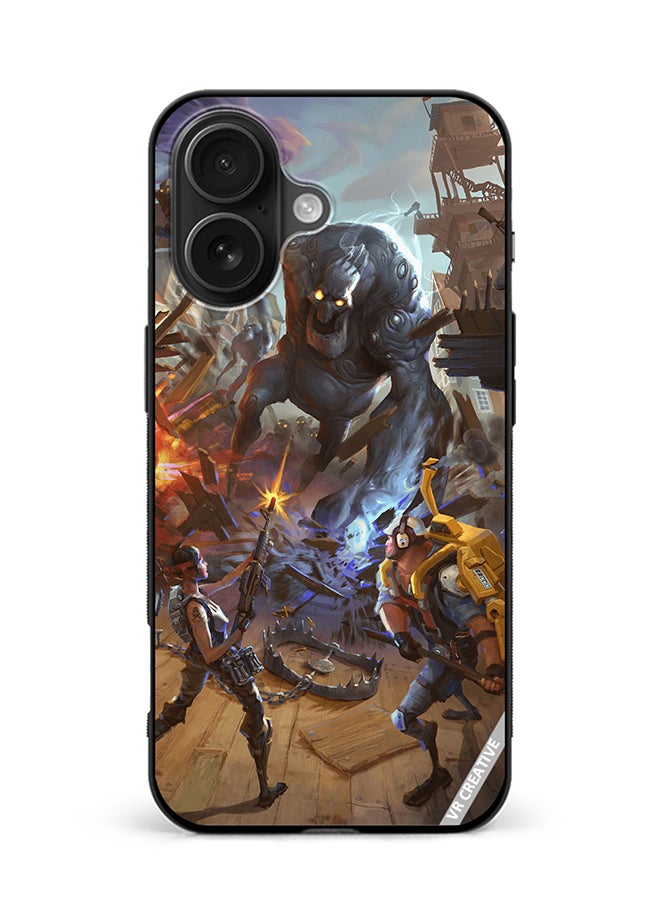 VR CREATIVE Protective Case Cover For Apple iPhone 16 Plus Fortnite Design Multicolour