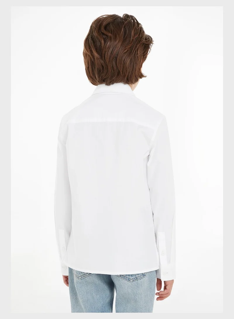 Calvin Klein Jeans Kids Logo Regular Fit Shirt