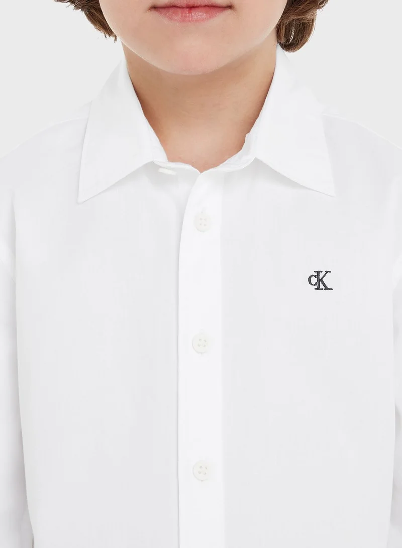 Calvin Klein Jeans Kids Logo Regular Fit Shirt