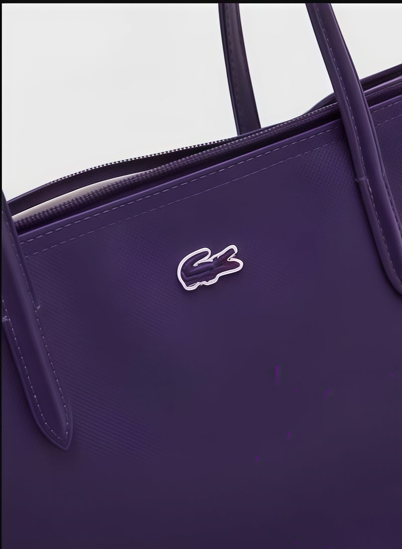Lacoste Women's L12.12 Concept Fashion Versatile Large Capacity Zipper Handbag Single Shoulder Bag Tote Bag Camera Bag Large - Image 4