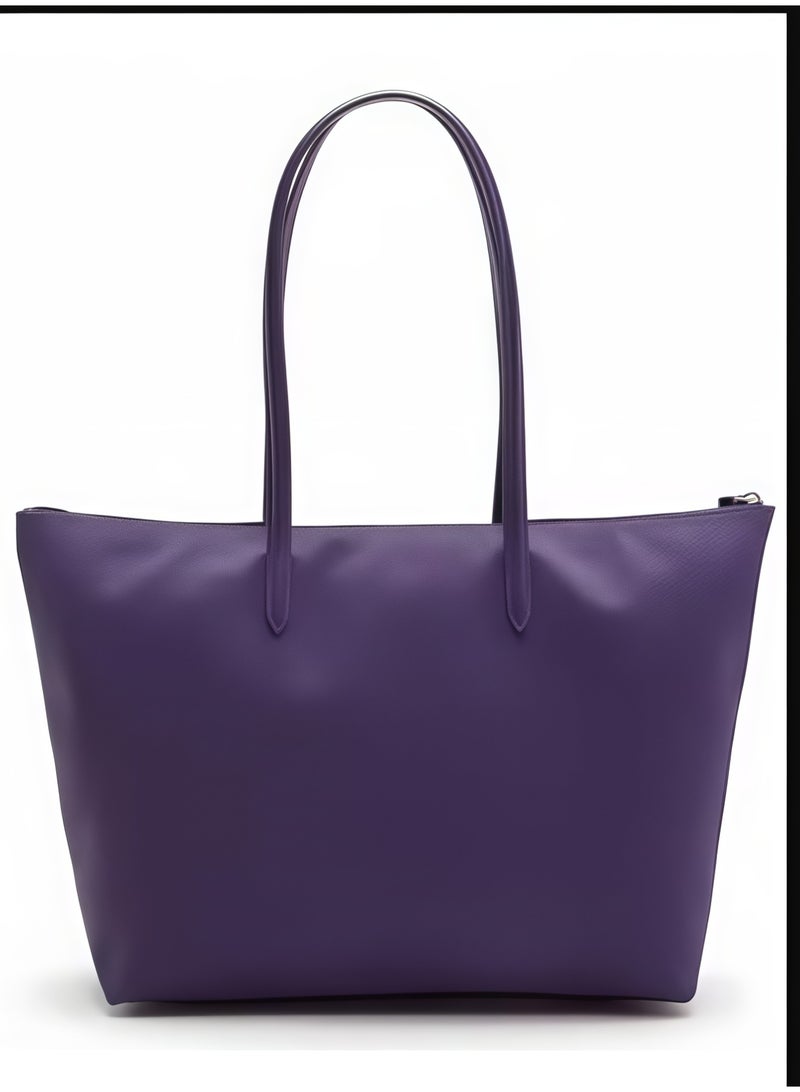 Lacoste Women's L12.12 Concept Fashion Versatile Large Capacity Zipper Handbag Single Shoulder Bag Tote Bag Camera Bag Large - Image 3