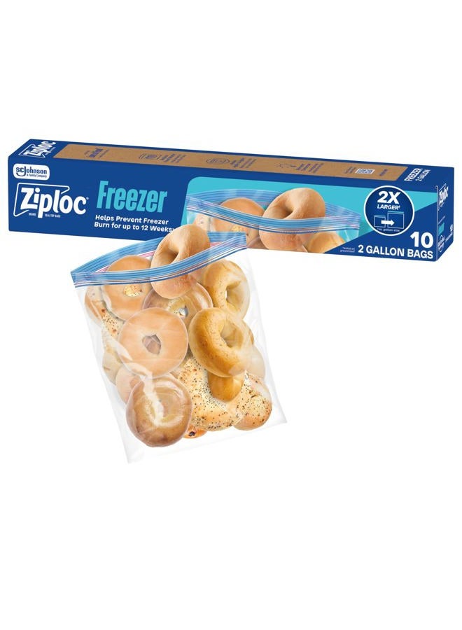 Ziploc 10CT 2Gal Bag - Image 1