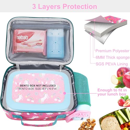 RHCPFOVR Kids Lunch Bag Insulated Lunch Box for Boys GirlsWashable Lunch Bag and Reusable Toddler Leakproof Lunchbox for School and Daycare - Image 3