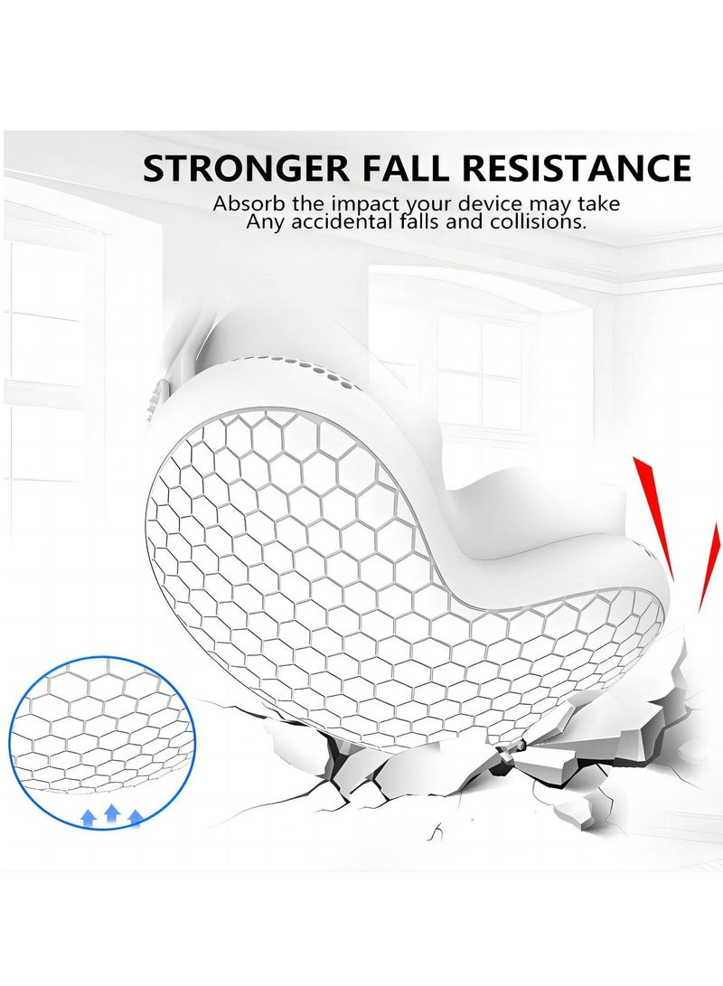 Compatible with Apple Vision Pro Case and Protective Cover Full Protective Cover for Vision Pro VR Headset 2024 Accessories Provides Superior Protection Against Scratches White - Image 3