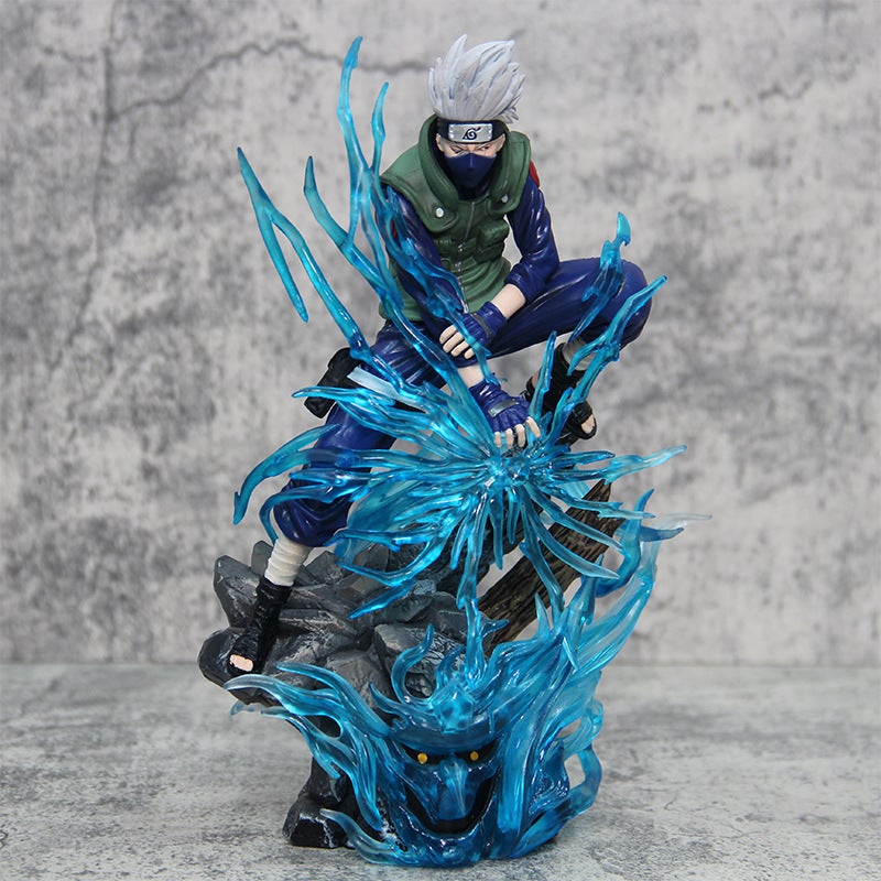 Naruto Shippuden Ten Years Hundred Ninja Kakashi Might Guy Night Guy Obito Uchiha Anime Action Figure Model - Image 4