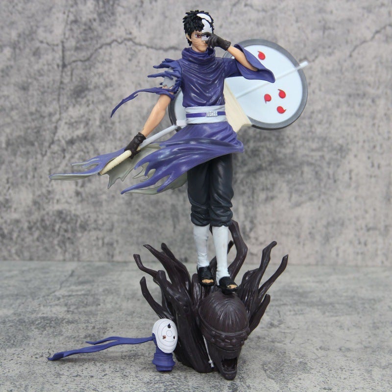 Naruto Shippuden Ten Years Hundred Ninja Kakashi Might Guy Night Guy Obito Uchiha Anime Action Figure Model - Image 3