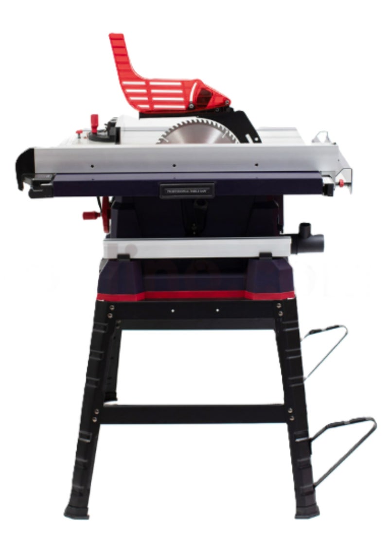 makute Table Saw 2000W, Circular Saw with Aluminum Tabletop, Extendable Work Table, 45° Tilt, 5000 RPM, Φ255 Blade, 90° Cutting Depth 86mm, 60mm at 45°, Emergency Stop, Woodworking Tool, TS131-255  - Image 1