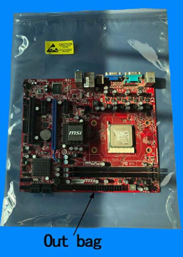 Daarcin 25pcs 11.8x15.7in(30x40cm) Anti Static Bags,ESD Bags Resealable Large Size for Motherboard with 30 PCS Labels and Electronic Device,Antistatic Bags for Graphics Card - Image 3