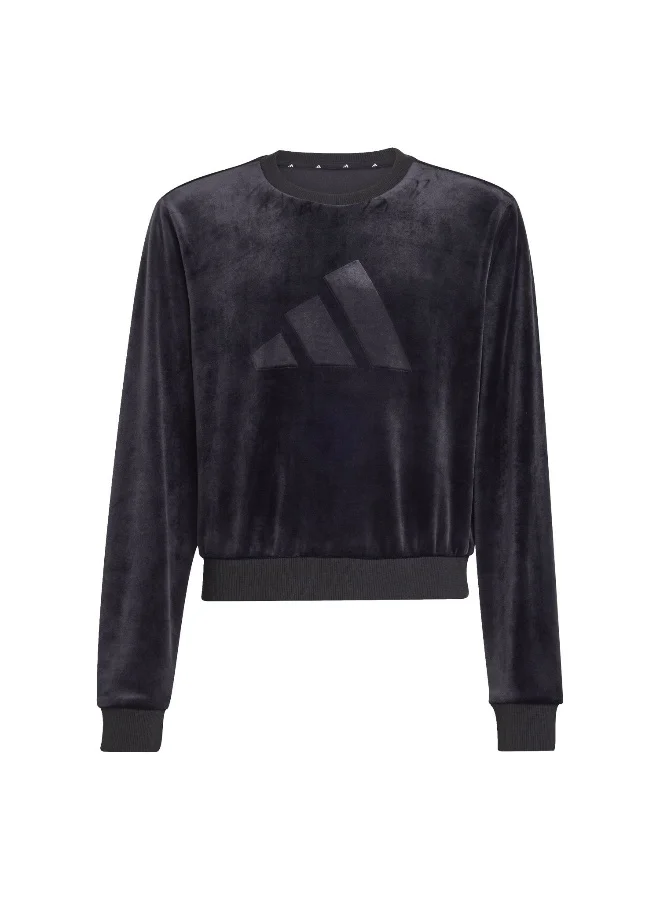 adidas Adidas Jg Hld C Swt Black Sweatshirt (Long Sleeve) Sweatshirts For Kids