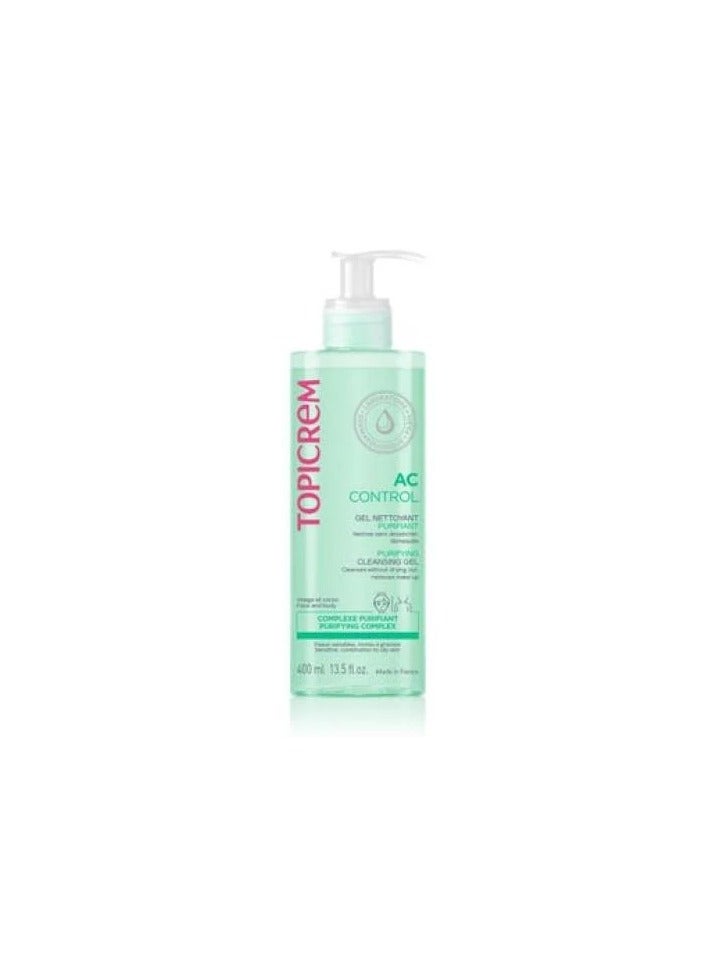 Topicrem   AC Control Cleansing Gel, 400 ml - Image 2