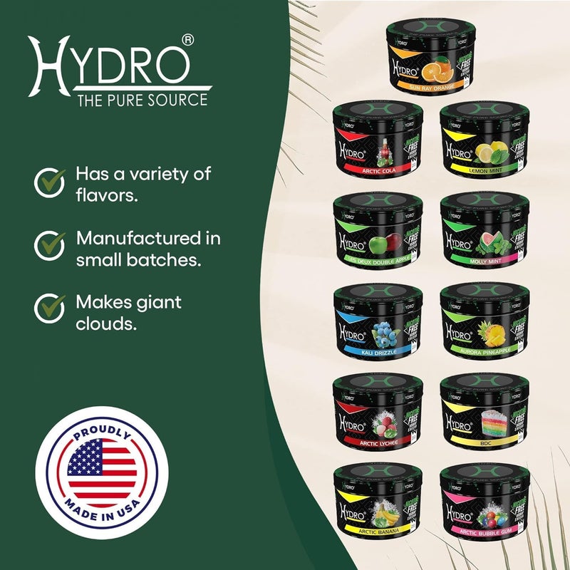Hydro Nicotine Free Shisha 250g Jar ARCTIC BUBBLE GUM - Image 5