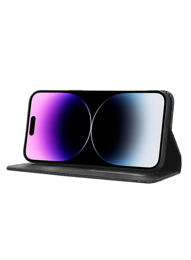 اس-توب جراب هاتف جلدي بمشبك مغناطيسي بتصميم كلاسيكي لهاتف iPhone 15 Pro - Image 5