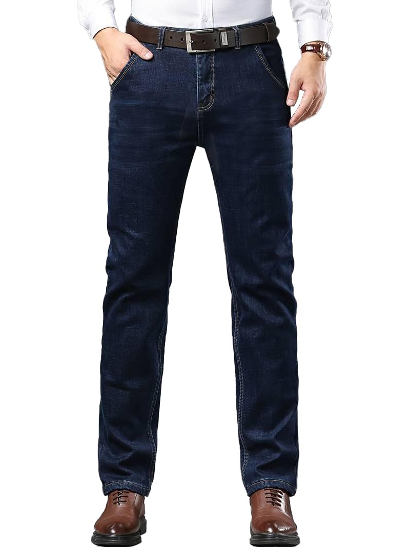 TAGDO Men Regular Fit Mid Rise Jeans (Jeans-5190-Navy-32) - Image 1