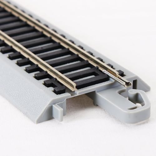 Bachmann Trains - E-Z COMMAND DCC EQUIPPED TURNOUT – LEFT - NICKEL SILVER E-Z TRACK With Grey Roadbed - HO Scale, Medium - Image 2