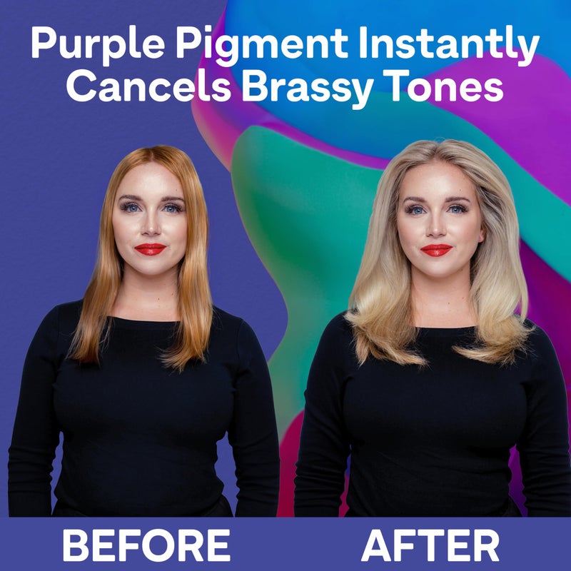 Colorproof Toning Drops 1 Fl. Oz. Toner for Blonde Hair w/Citrus, Jasmine & Coconut Milk Scent, Highly-Pigmented, Instant Hair Toner - Image 5